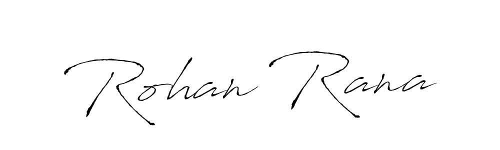 Rohan Rana stylish signature style. Best Handwritten Sign (Antro_Vectra) for my name. Handwritten Signature Collection Ideas for my name Rohan Rana. Rohan Rana signature style 6 images and pictures png