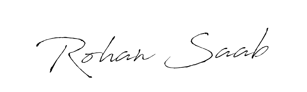 Antro_Vectra is a professional signature style that is perfect for those who want to add a touch of class to their signature. It is also a great choice for those who want to make their signature more unique. Get Rohan Saab name to fancy signature for free. Rohan Saab signature style 6 images and pictures png