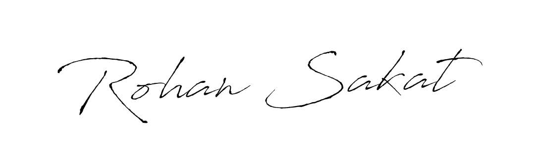 Rohan Sakat stylish signature style. Best Handwritten Sign (Antro_Vectra) for my name. Handwritten Signature Collection Ideas for my name Rohan Sakat. Rohan Sakat signature style 6 images and pictures png