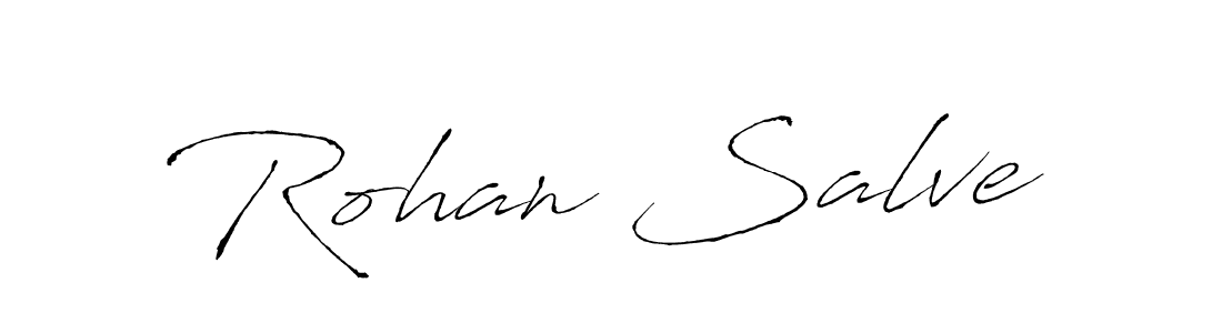 Make a beautiful signature design for name Rohan Salve. With this signature (Antro_Vectra) style, you can create a handwritten signature for free. Rohan Salve signature style 6 images and pictures png