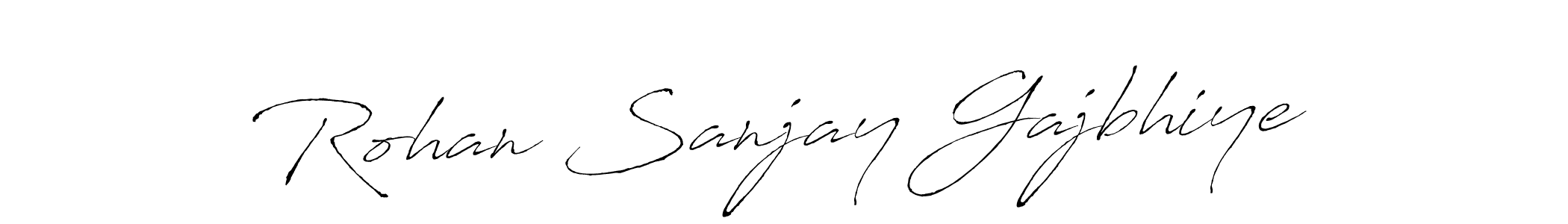 Rohan Sanjay Gajbhiye stylish signature style. Best Handwritten Sign (Antro_Vectra) for my name. Handwritten Signature Collection Ideas for my name Rohan Sanjay Gajbhiye. Rohan Sanjay Gajbhiye signature style 6 images and pictures png