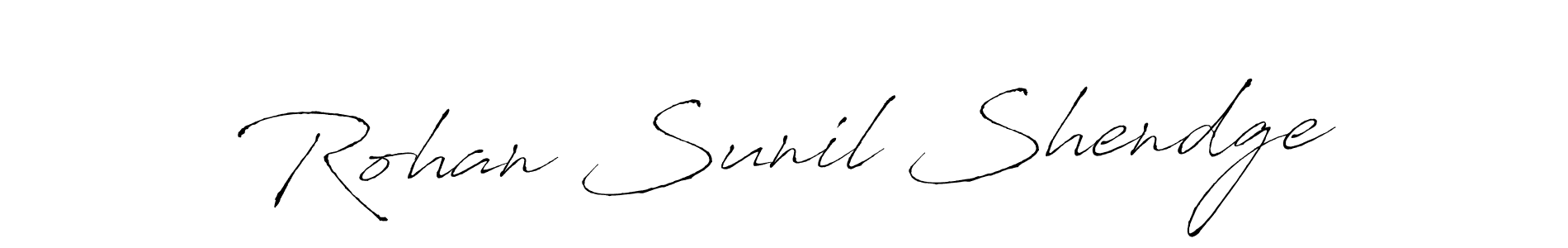 Also we have Rohan Sunil Shendge name is the best signature style. Create professional handwritten signature collection using Antro_Vectra autograph style. Rohan Sunil Shendge signature style 6 images and pictures png