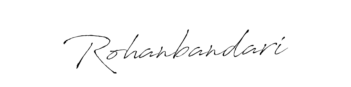 Also You can easily find your signature by using the search form. We will create Rohanbandari name handwritten signature images for you free of cost using Antro_Vectra sign style. Rohanbandari signature style 6 images and pictures png
