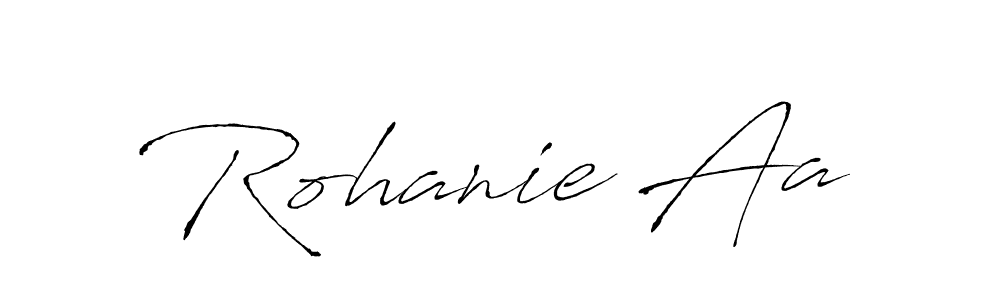 You should practise on your own different ways (Antro_Vectra) to write your name (Rohanie Aa) in signature. don't let someone else do it for you. Rohanie Aa signature style 6 images and pictures png