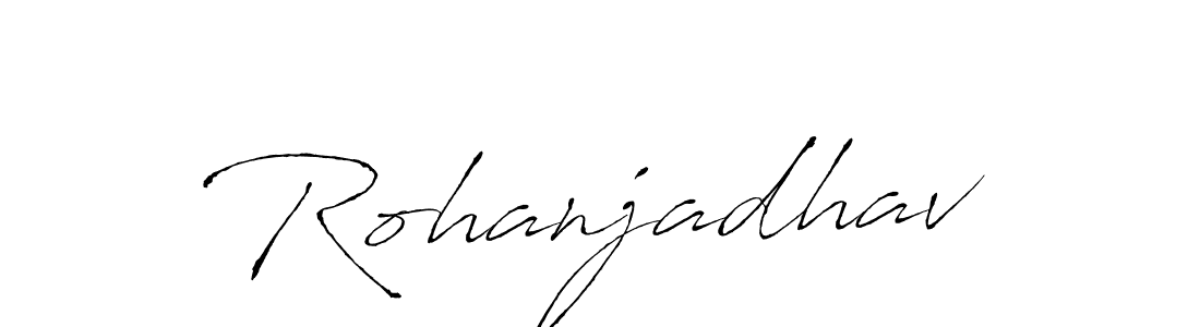 You should practise on your own different ways (Antro_Vectra) to write your name (Rohanjadhav) in signature. don't let someone else do it for you. Rohanjadhav signature style 6 images and pictures png