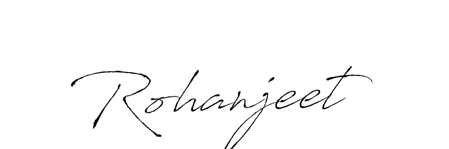 Use a signature maker to create a handwritten signature online. With this signature software, you can design (Antro_Vectra) your own signature for name Rohanjeet. Rohanjeet signature style 6 images and pictures png