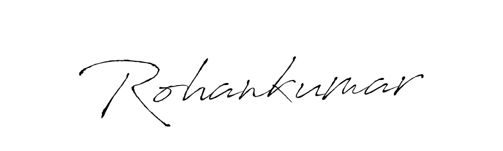 Make a beautiful signature design for name Rohankumar. With this signature (Antro_Vectra) style, you can create a handwritten signature for free. Rohankumar signature style 6 images and pictures png