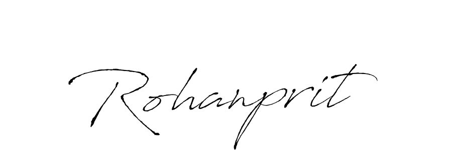 How to make Rohanprit signature? Antro_Vectra is a professional autograph style. Create handwritten signature for Rohanprit name. Rohanprit signature style 6 images and pictures png