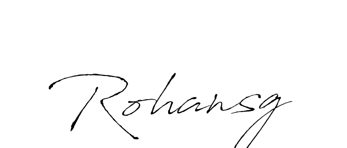 Rohansg stylish signature style. Best Handwritten Sign (Antro_Vectra) for my name. Handwritten Signature Collection Ideas for my name Rohansg. Rohansg signature style 6 images and pictures png