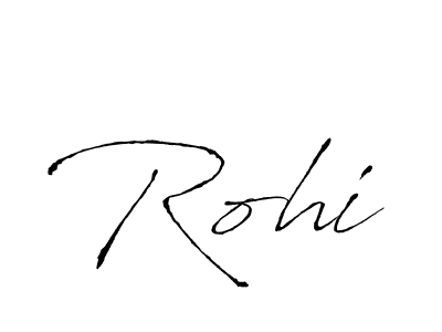 How to make Rohi signature? Antro_Vectra is a professional autograph style. Create handwritten signature for Rohi name. Rohi signature style 6 images and pictures png