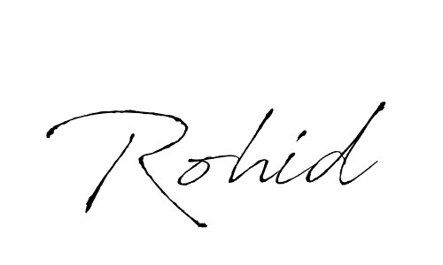 How to make Rohid name signature. Use Antro_Vectra style for creating short signs online. This is the latest handwritten sign. Rohid signature style 6 images and pictures png