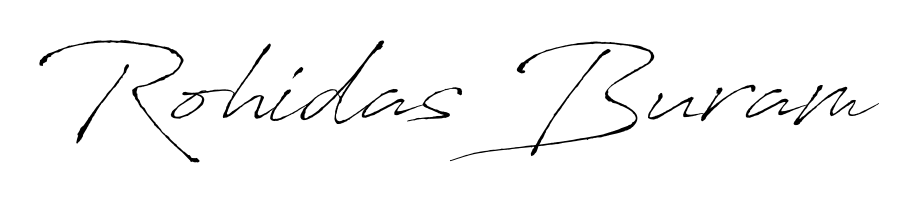 Make a beautiful signature design for name Rohidas Buram. Use this online signature maker to create a handwritten signature for free. Rohidas Buram signature style 6 images and pictures png