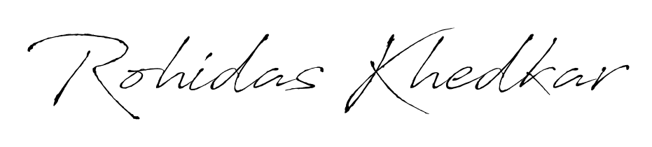 The Antro_Vectra lettering style adds unique flourish to name Rohidas Khedkar. Stand out with a custom digital autograph made in seconds. Rohidas Khedkar signature style 6 images and pictures png