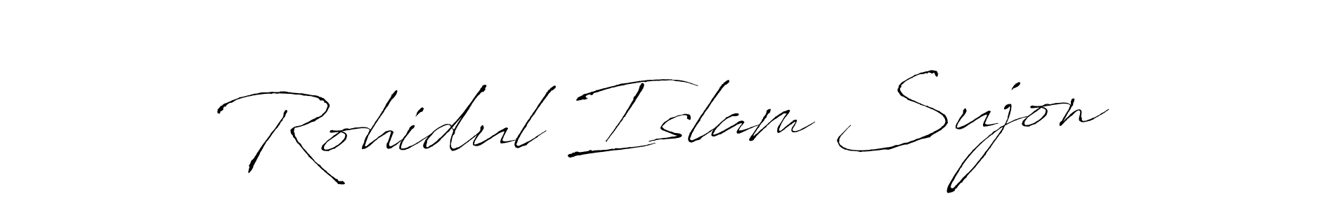 Also You can easily find your signature by using the search form. We will create Rohidul Islam Sujon name handwritten signature images for you free of cost using Antro_Vectra sign style. Rohidul Islam Sujon signature style 6 images and pictures png