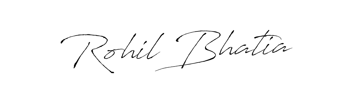 You should practise on your own different ways (Antro_Vectra) to write your name (Rohil Bhatia) in signature. don't let someone else do it for you. Rohil Bhatia signature style 6 images and pictures png
