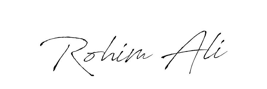 Use a signature maker to create a handwritten signature online. With this signature software, you can design (Antro_Vectra) your own signature for name Rohim Ali. Rohim Ali signature style 6 images and pictures png