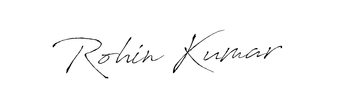 Antro_Vectra is a professional signature style that is perfect for those who want to add a touch of class to their signature. It is also a great choice for those who want to make their signature more unique. Get Rohin Kumar name to fancy signature for free. Rohin Kumar signature style 6 images and pictures png