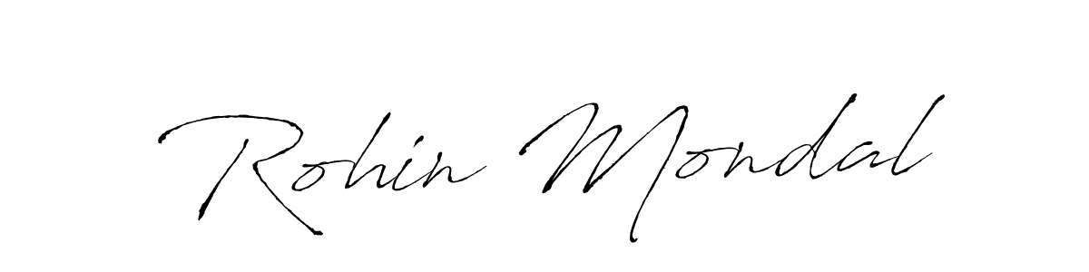 Similarly Antro_Vectra is the best handwritten signature design. Signature creator online .You can use it as an online autograph creator for name Rohin Mondal. Rohin Mondal signature style 6 images and pictures png
