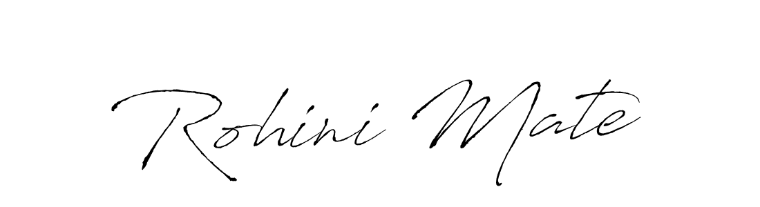 Rohini Mate stylish signature style. Best Handwritten Sign (Antro_Vectra) for my name. Handwritten Signature Collection Ideas for my name Rohini Mate. Rohini Mate signature style 6 images and pictures png