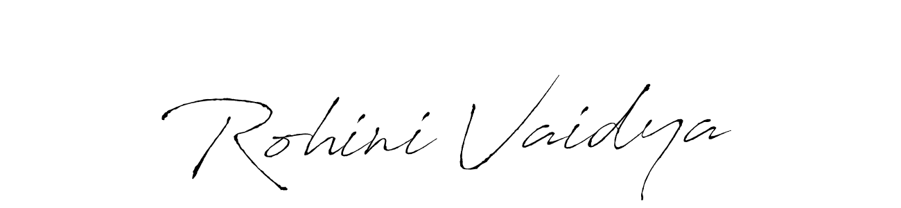 How to make Rohini Vaidya signature? Antro_Vectra is a professional autograph style. Create handwritten signature for Rohini Vaidya name. Rohini Vaidya signature style 6 images and pictures png