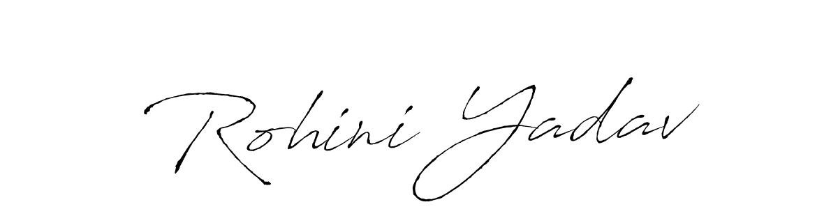 Rohini Yadav stylish signature style. Best Handwritten Sign (Antro_Vectra) for my name. Handwritten Signature Collection Ideas for my name Rohini Yadav. Rohini Yadav signature style 6 images and pictures png