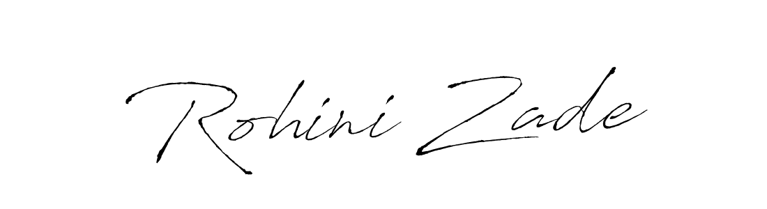 Make a beautiful signature design for name Rohini Zade. With this signature (Antro_Vectra) style, you can create a handwritten signature for free. Rohini Zade signature style 6 images and pictures png