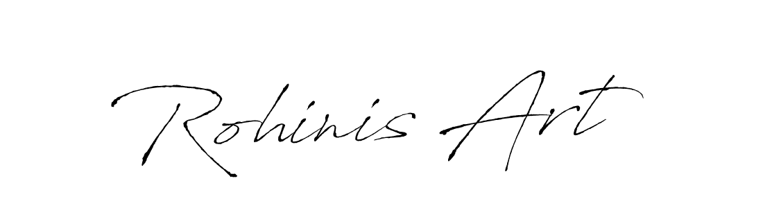 Use a signature maker to create a handwritten signature online. With this signature software, you can design (Antro_Vectra) your own signature for name Rohinis Art. Rohinis Art signature style 6 images and pictures png