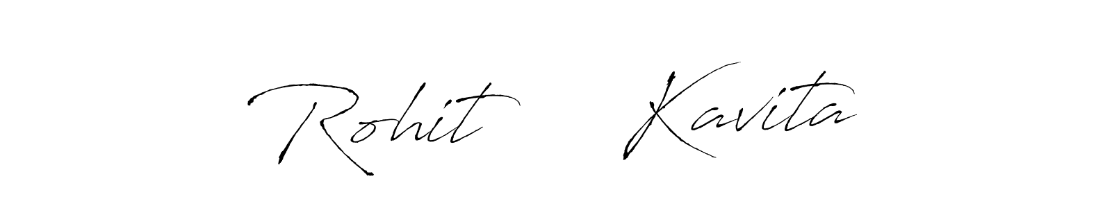 The best way (Antro_Vectra) to make a short signature is to pick only two or three words in your name. The name Rohit     Kavita include a total of six letters. For converting this name. Rohit     Kavita signature style 6 images and pictures png