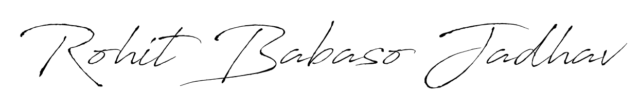 Use a signature maker to create a handwritten signature online. With this signature software, you can design (Antro_Vectra) your own signature for name Rohit Babaso Jadhav. Rohit Babaso Jadhav signature style 6 images and pictures png