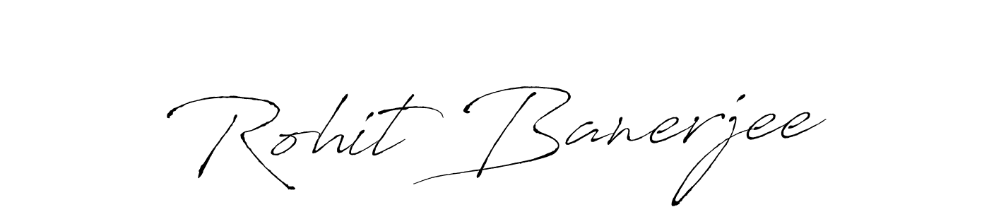 Rohit Banerjee stylish signature style. Best Handwritten Sign (Antro_Vectra) for my name. Handwritten Signature Collection Ideas for my name Rohit Banerjee. Rohit Banerjee signature style 6 images and pictures png