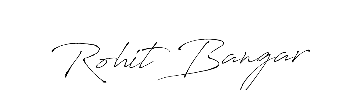 Also we have Rohit Bangar name is the best signature style. Create professional handwritten signature collection using Antro_Vectra autograph style. Rohit Bangar signature style 6 images and pictures png