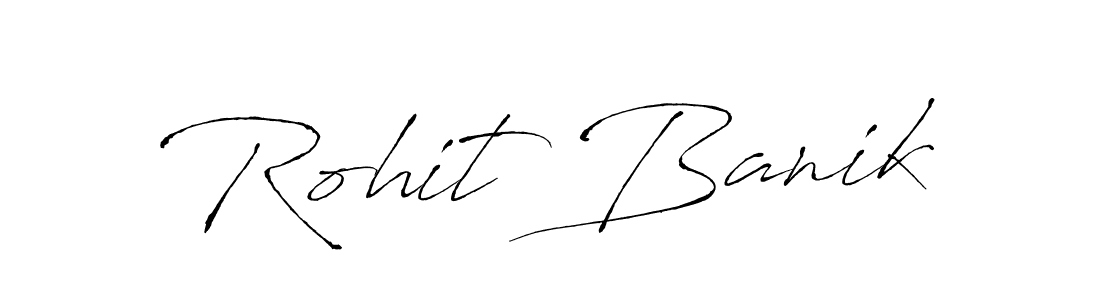 Also we have Rohit Banik name is the best signature style. Create professional handwritten signature collection using Antro_Vectra autograph style. Rohit Banik signature style 6 images and pictures png