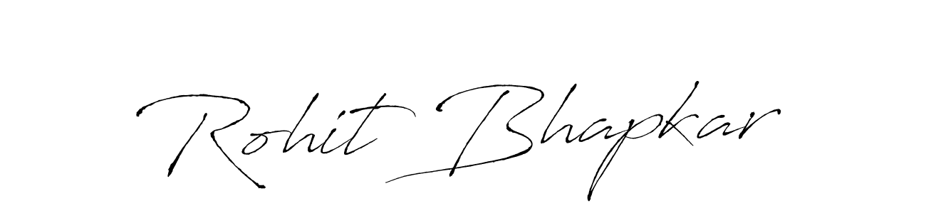 Create a beautiful signature design for name Rohit Bhapkar. With this signature (Antro_Vectra) fonts, you can make a handwritten signature for free. Rohit Bhapkar signature style 6 images and pictures png