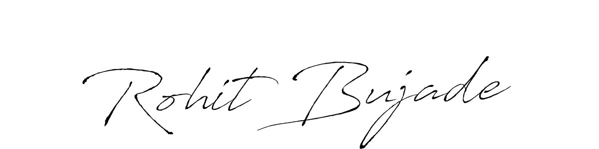 Antro_Vectra is a professional signature style that is perfect for those who want to add a touch of class to their signature. It is also a great choice for those who want to make their signature more unique. Get Rohit Bujade name to fancy signature for free. Rohit Bujade signature style 6 images and pictures png