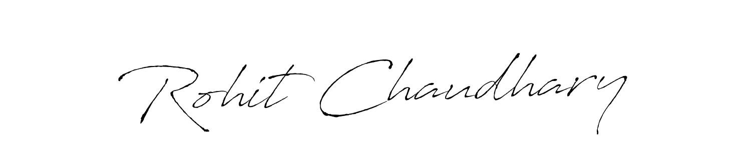 Design your own signature with our free online signature maker. With this signature software, you can create a handwritten (Antro_Vectra) signature for name Rohit Chaudhary. Rohit Chaudhary signature style 6 images and pictures png