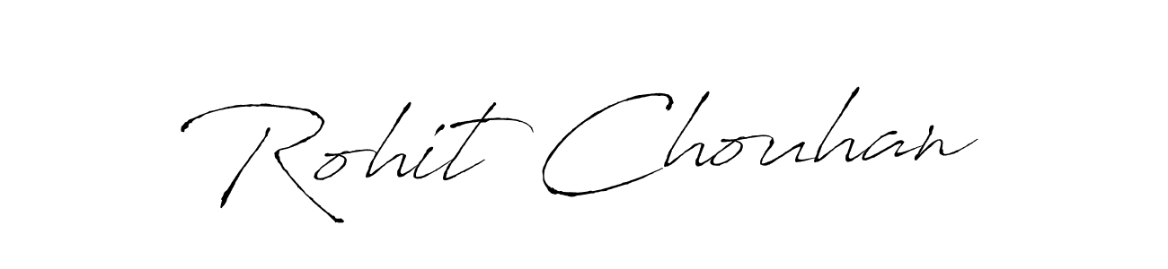 Design your own signature with our free online signature maker. With this signature software, you can create a handwritten (Antro_Vectra) signature for name Rohit Chouhan. Rohit Chouhan signature style 6 images and pictures png