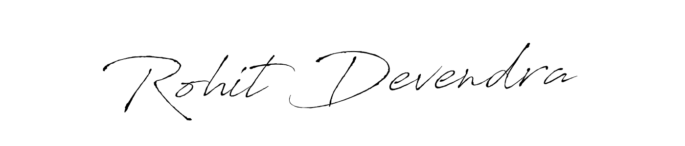 Design your own signature with our free online signature maker. With this signature software, you can create a handwritten (Antro_Vectra) signature for name Rohit Devendra. Rohit Devendra signature style 6 images and pictures png