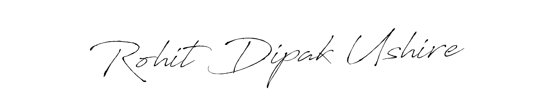 Design your own signature with our free online signature maker. With this signature software, you can create a handwritten (Antro_Vectra) signature for name Rohit Dipak Ushire. Rohit Dipak Ushire signature style 6 images and pictures png