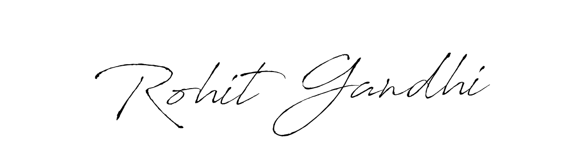 Use a signature maker to create a handwritten signature online. With this signature software, you can design (Antro_Vectra) your own signature for name Rohit Gandhi. Rohit Gandhi signature style 6 images and pictures png