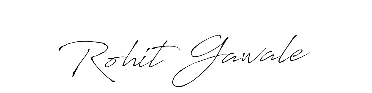 How to make Rohit Gawale name signature. Use Antro_Vectra style for creating short signs online. This is the latest handwritten sign. Rohit Gawale signature style 6 images and pictures png