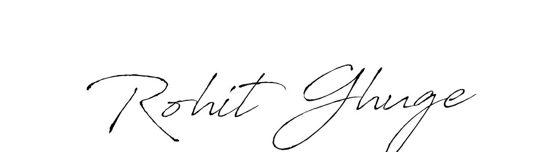 The best way (Antro_Vectra) to make a short signature is to pick only two or three words in your name. The name Rohit Ghuge include a total of six letters. For converting this name. Rohit Ghuge signature style 6 images and pictures png