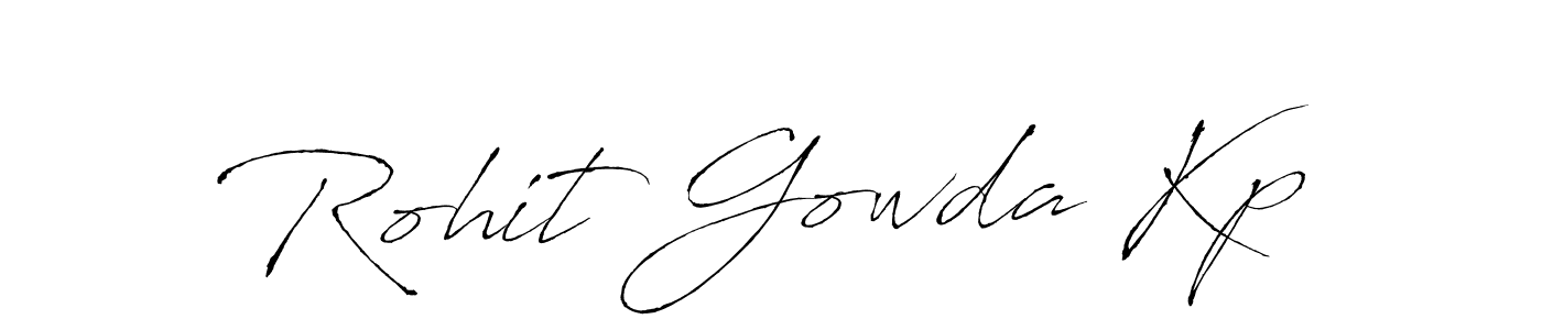 Use a signature maker to create a handwritten signature online. With this signature software, you can design (Antro_Vectra) your own signature for name Rohit Gowda Kp. Rohit Gowda Kp signature style 6 images and pictures png