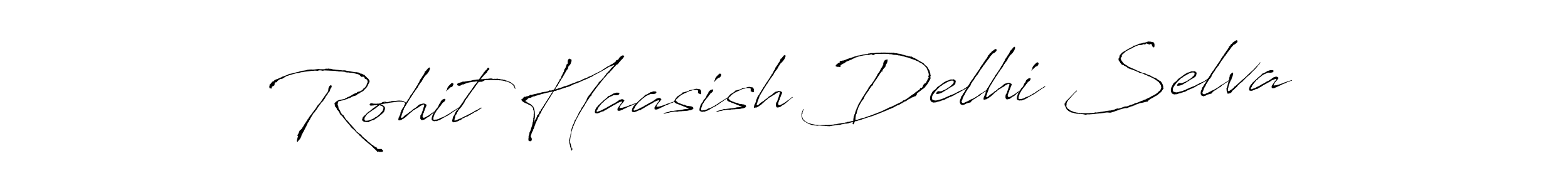 Similarly Antro_Vectra is the best handwritten signature design. Signature creator online .You can use it as an online autograph creator for name Rohit Haasish Delhi Selva. Rohit Haasish Delhi Selva signature style 6 images and pictures png