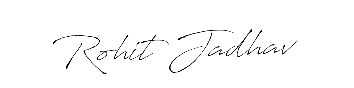 Design your own signature with our free online signature maker. With this signature software, you can create a handwritten (Antro_Vectra) signature for name Rohit Jadhav. Rohit Jadhav signature style 6 images and pictures png