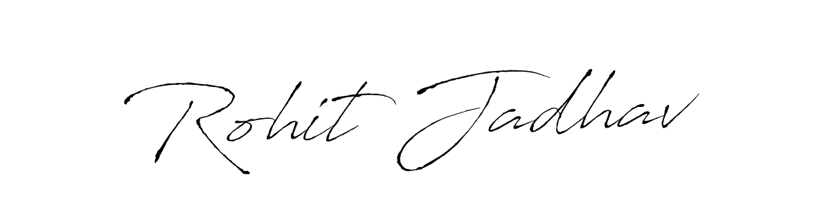 This is the best signature style for the Rohit Jadhav name. Also you like these signature font (Antro_Vectra). Mix name signature. Rohit Jadhav signature style 6 images and pictures png