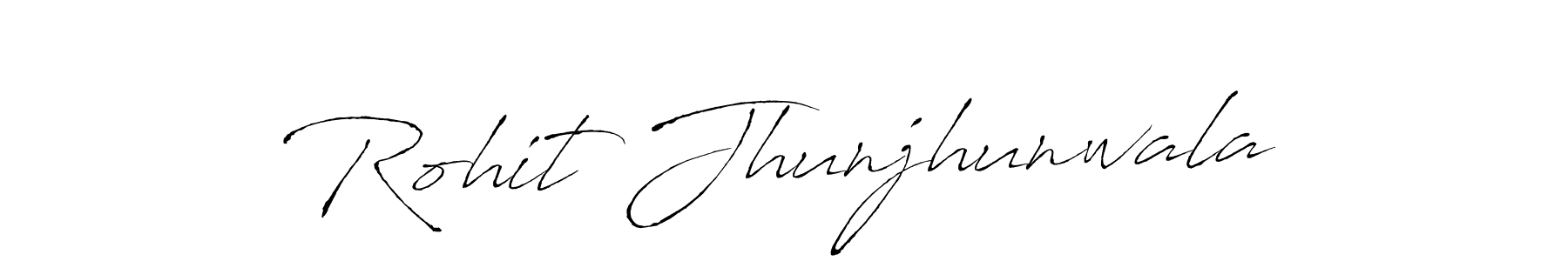 How to make Rohit Jhunjhunwala signature? Antro_Vectra is a professional autograph style. Create handwritten signature for Rohit Jhunjhunwala name. Rohit Jhunjhunwala signature style 6 images and pictures png