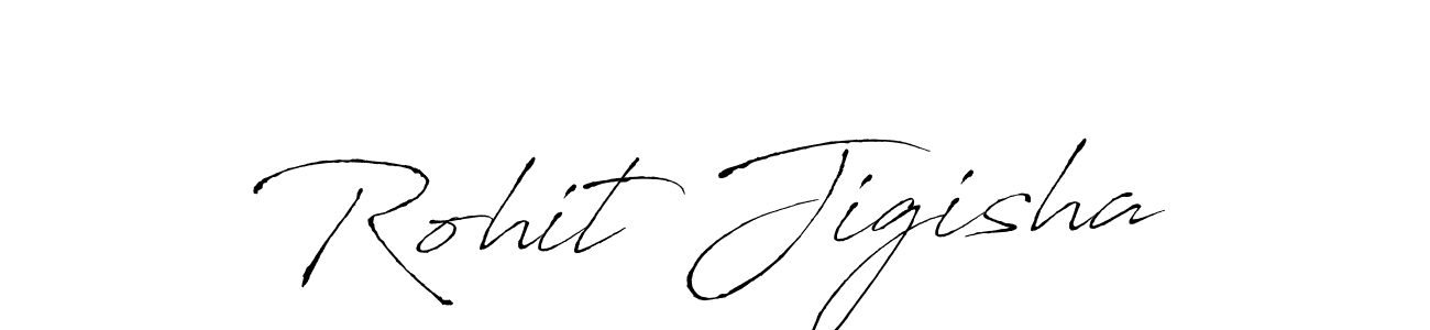 Also we have Rohit Jigisha name is the best signature style. Create professional handwritten signature collection using Antro_Vectra autograph style. Rohit Jigisha signature style 6 images and pictures png