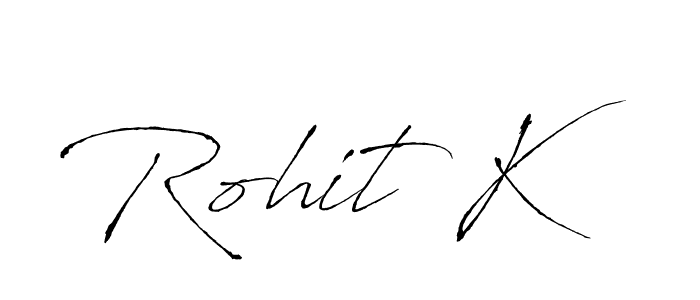 Best and Professional Signature Style for Rohit K. Antro_Vectra Best Signature Style Collection. Rohit K signature style 6 images and pictures png