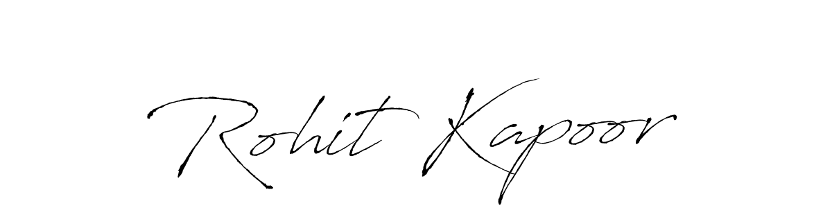 Also we have Rohit Kapoor name is the best signature style. Create professional handwritten signature collection using Antro_Vectra autograph style. Rohit Kapoor signature style 6 images and pictures png