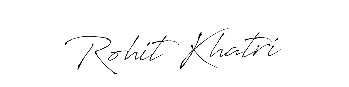 Create a beautiful signature design for name Rohit Khatri. With this signature (Antro_Vectra) fonts, you can make a handwritten signature for free. Rohit Khatri signature style 6 images and pictures png